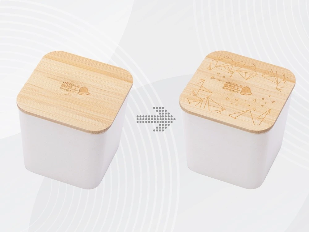 Eмкость для хранения Flake с гравировкой