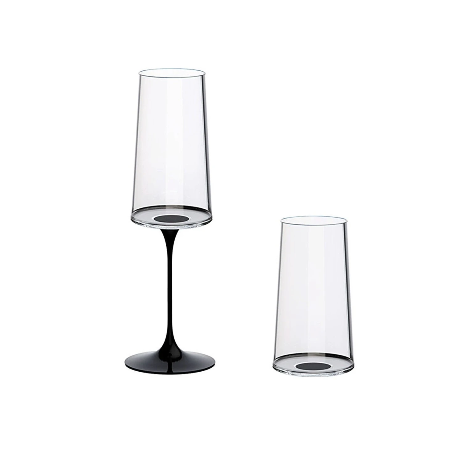 Хрустальный бокал для игристого вина на магните Trebonn SplitGlass, 2 шт, 320 мл