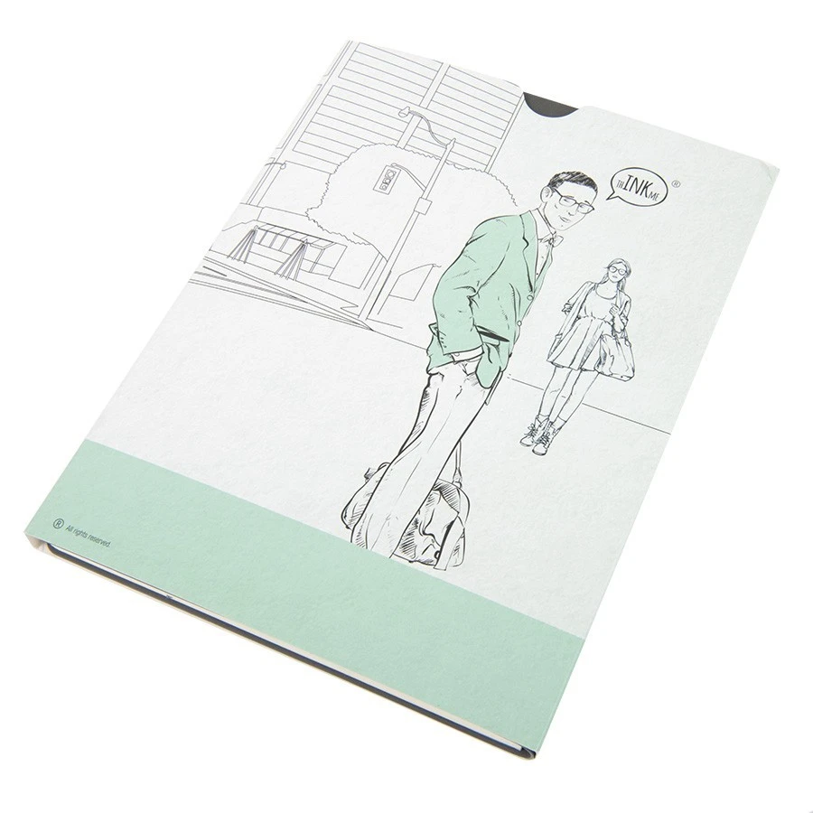 Бизнес-блокнот "Biggy", B5 формат, красный, серый форзац, мягкая обложка, в клетку