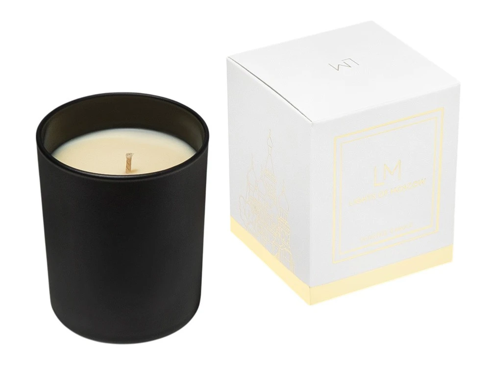 Ароматическая свеча в черном стакане Mystery, коллекция Exclusive, 250 мл