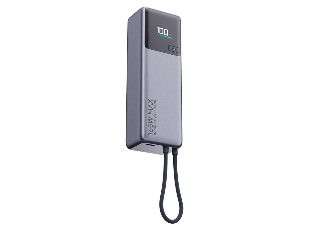 Внешний аккумулятор со встроенным кабелем Xiaomi 165W Power Bank, 10000 мАч