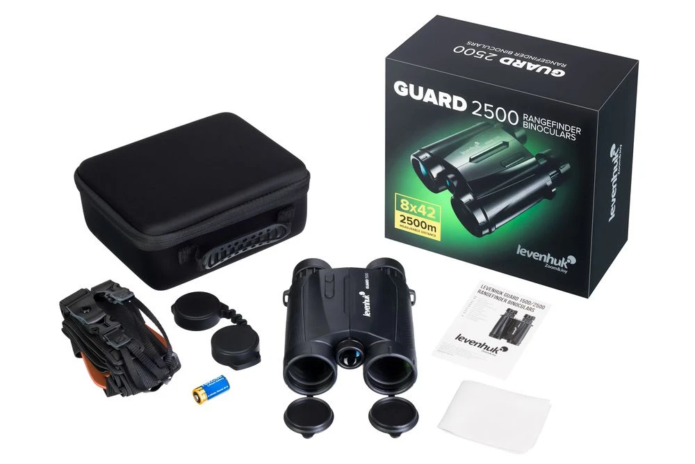 Бинокль с дальномером Guard 2500