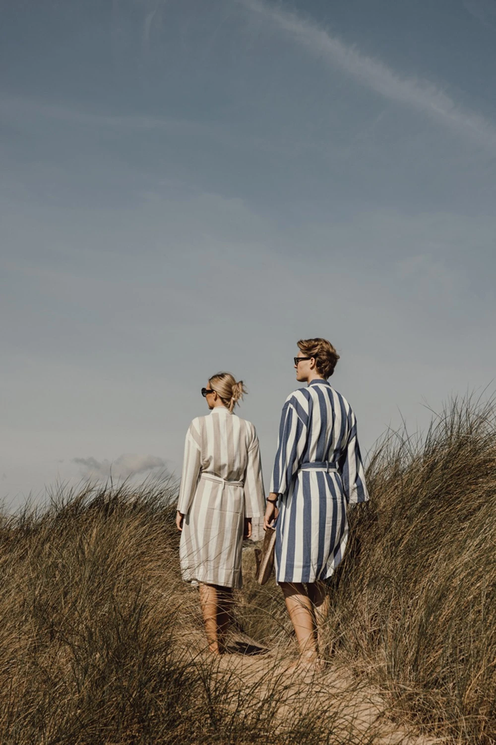 Халат VINGA Ornos из переработанного хлопка GRS, L/XL