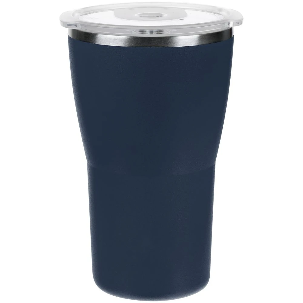 Термостакан Sapporo без логотипа, темно-синий