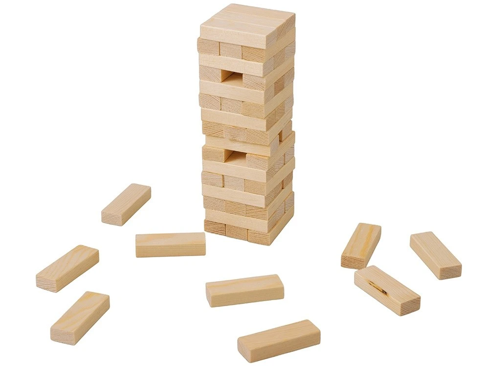 Настольная игра из дерева Башня в деревянной коробке
