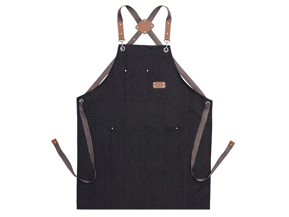 Джинсовый фартук с карманами Fry