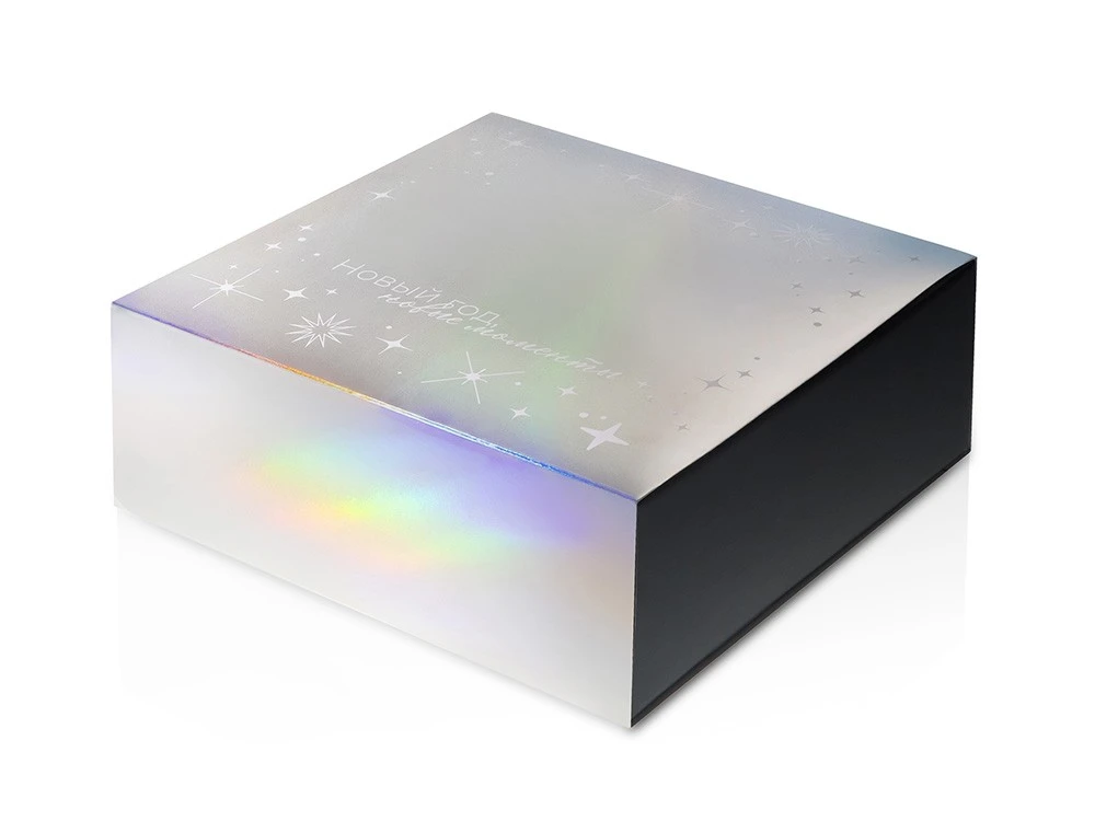 Подарочная коробка с голографическим шубером Aurora, L