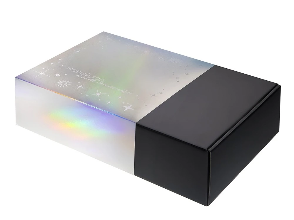 Подарочная коробка с голографическим шубером Aurora, L