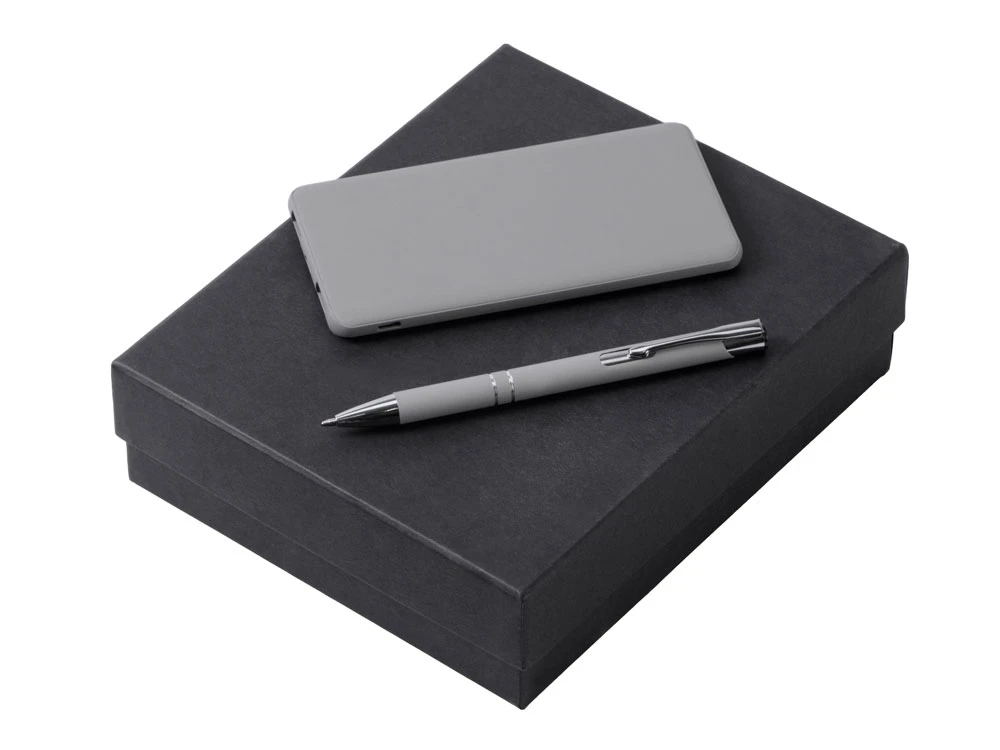 Подарочный набор Color it с металлической ручкой и повербанком