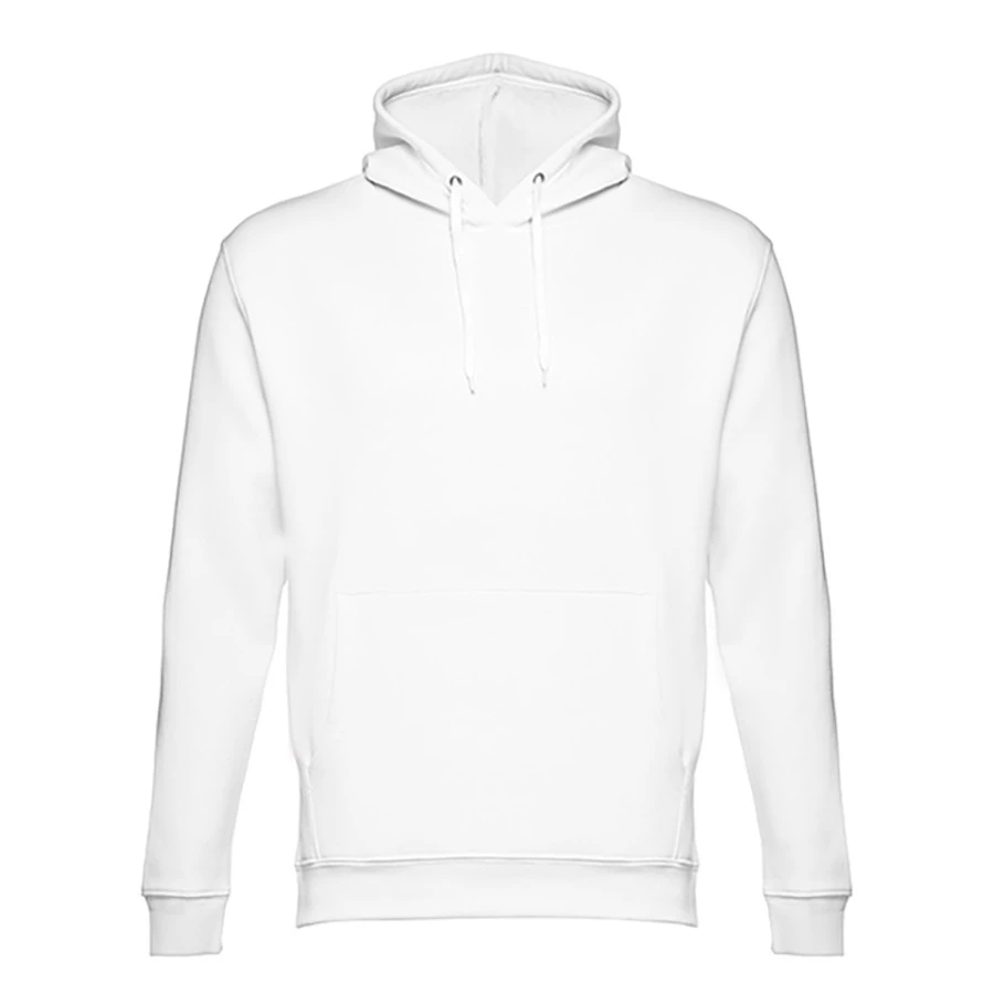 Толстовка мужская с капюшоном PHOENIX, белый, S, 50% хлопок, 50% полиэстер, плотность 320 г/м2