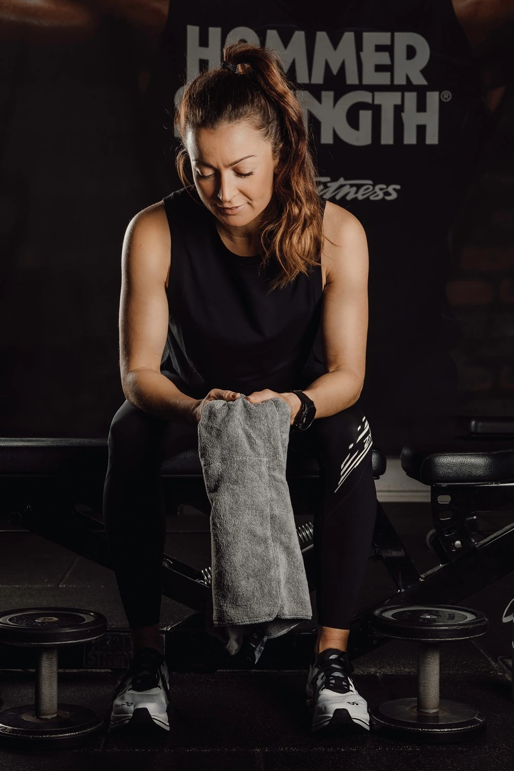 Спортивное полотенце VINGA из rPET, 40x80 см