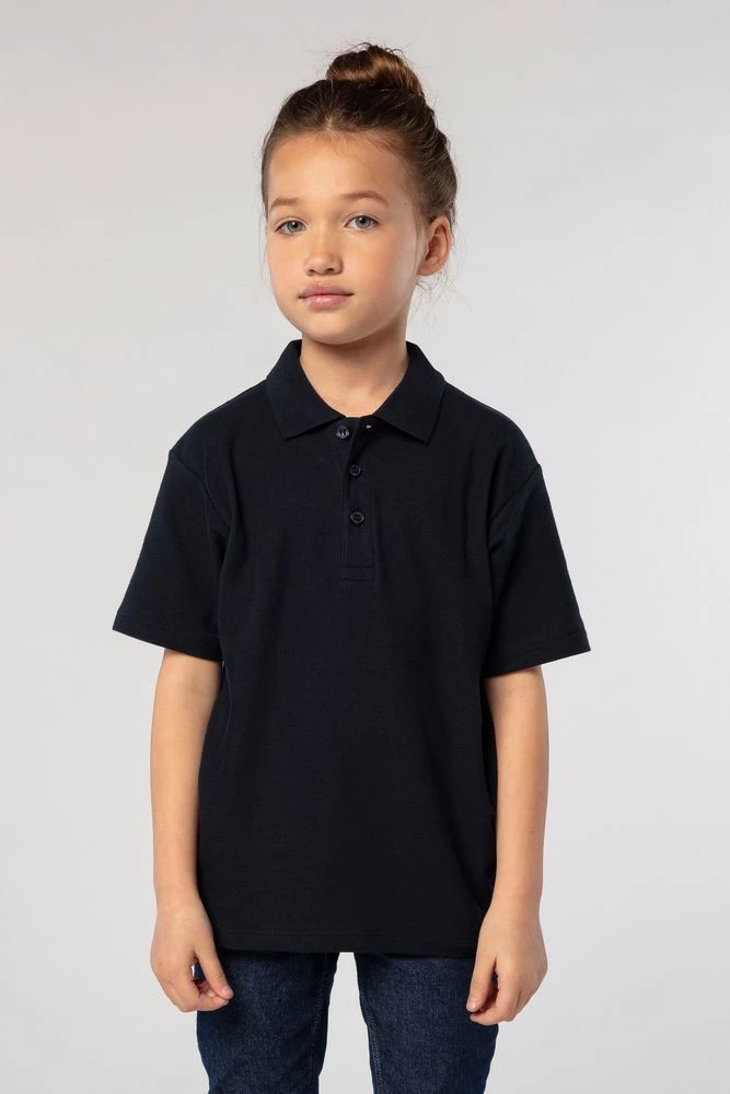 Рубашка поло детская Summer II Kids 170, ярко-синяя