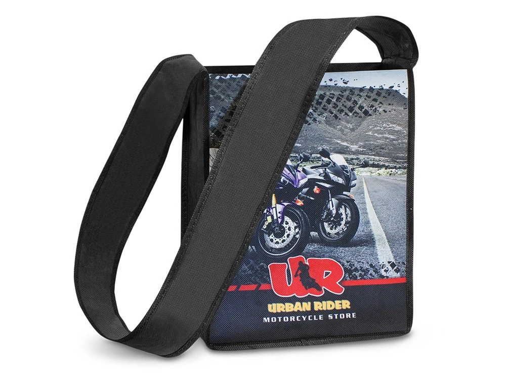 Сумка-мессенджер из нетканого материала PET с возможностью полноцветной печати