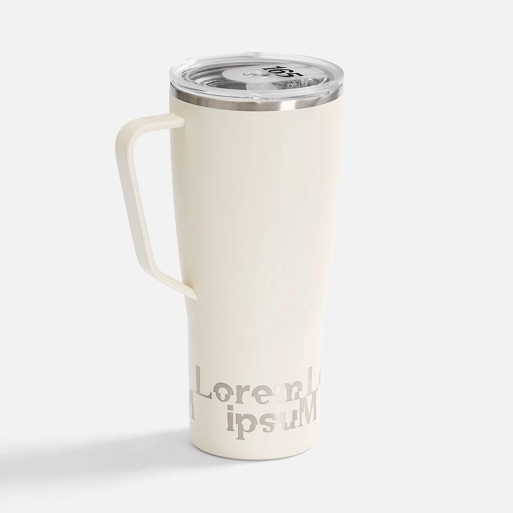 Термостакан Kasumigaoka, белый (молочный)