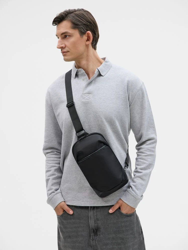 Рюкзак на одно плечо Solnex, черный