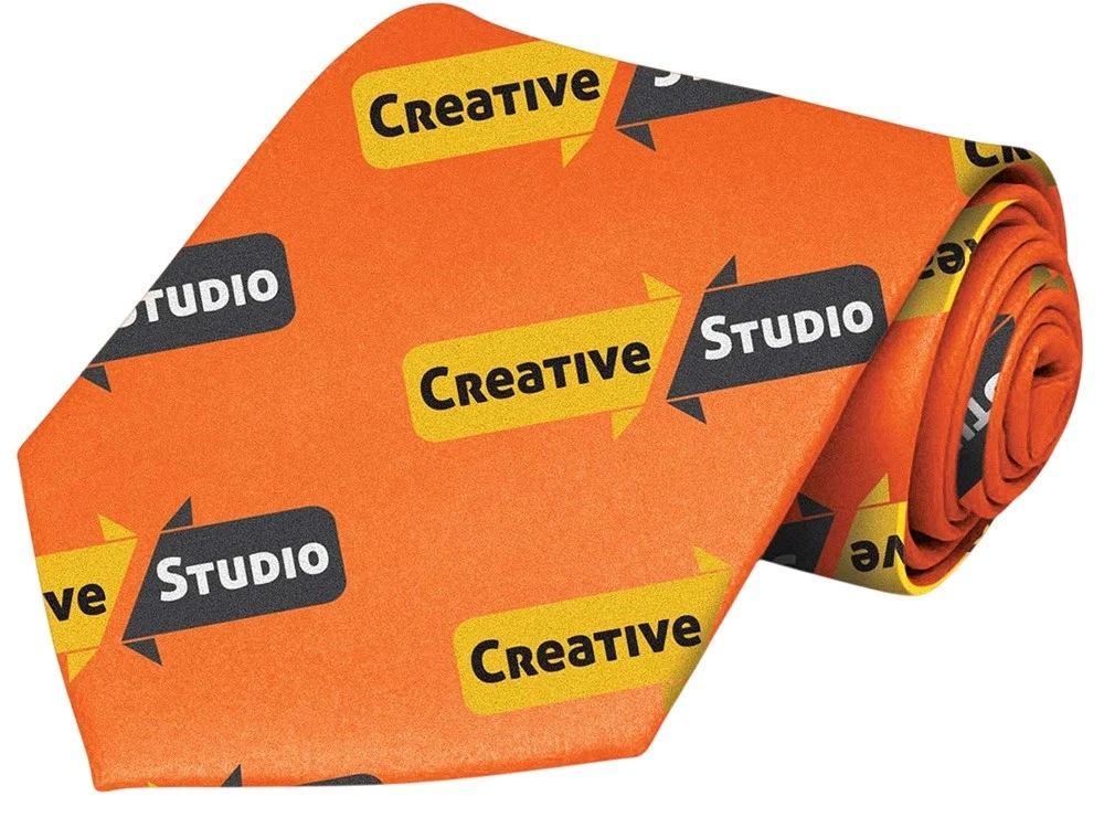 Галстук с возможностью полноцветной печати