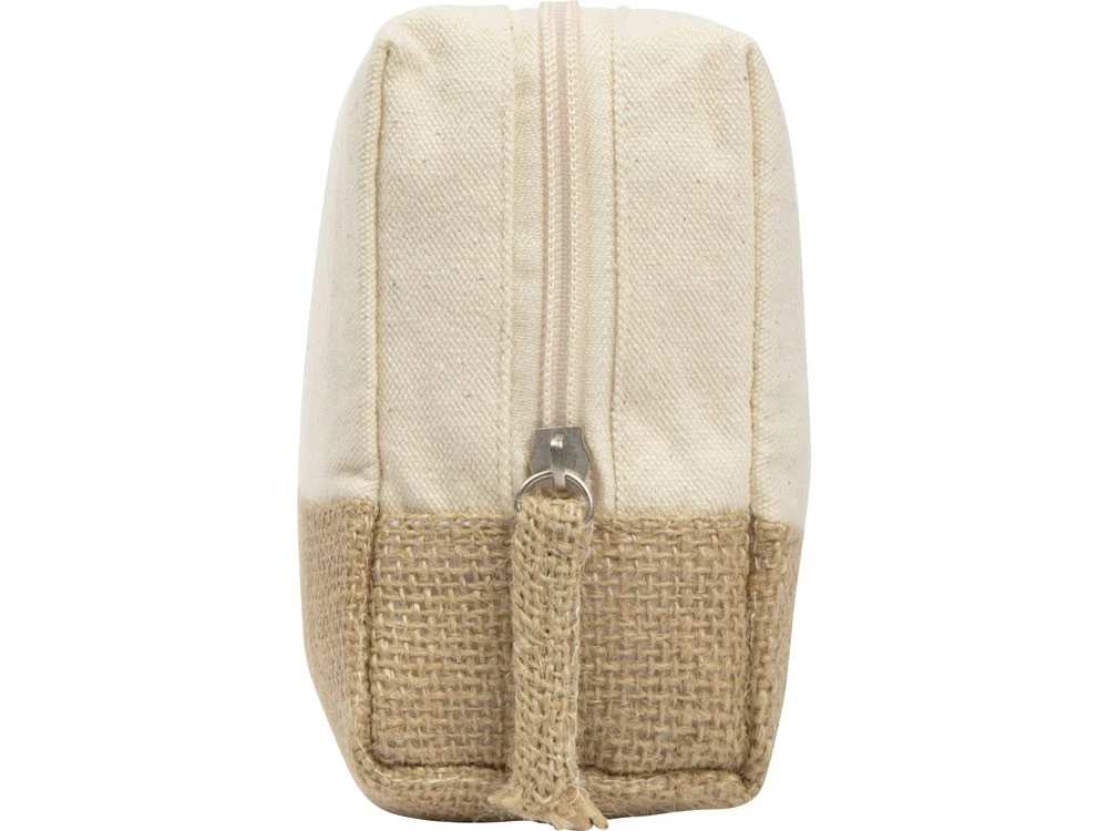 Косметичка Jute с ручкой из хлопка и джута