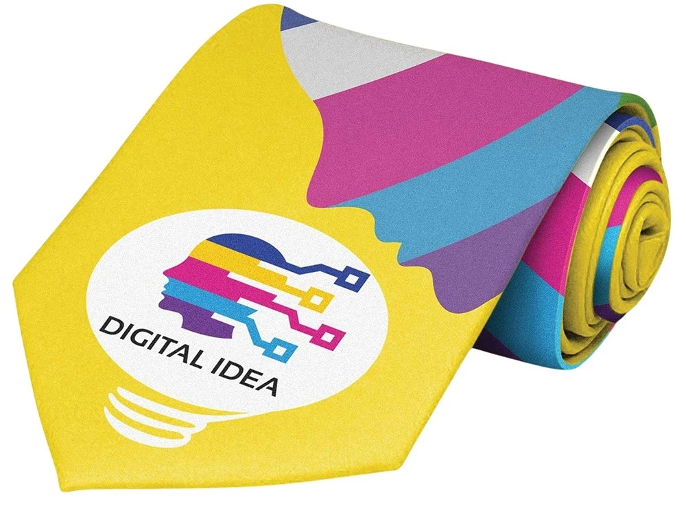 Галстук с возможностью полноцветной печати