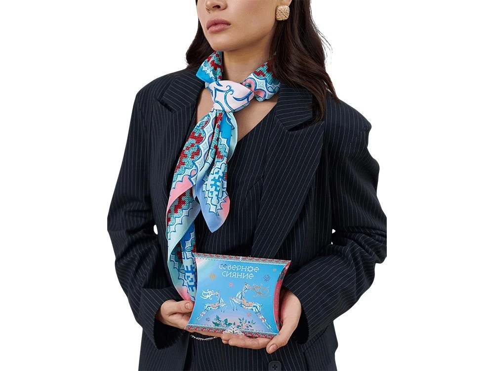 Платок Северное сияние