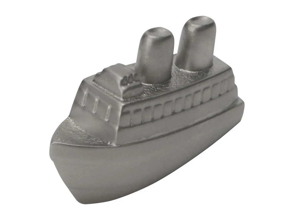 Подставка для визиток Круиз, серебристый/черный