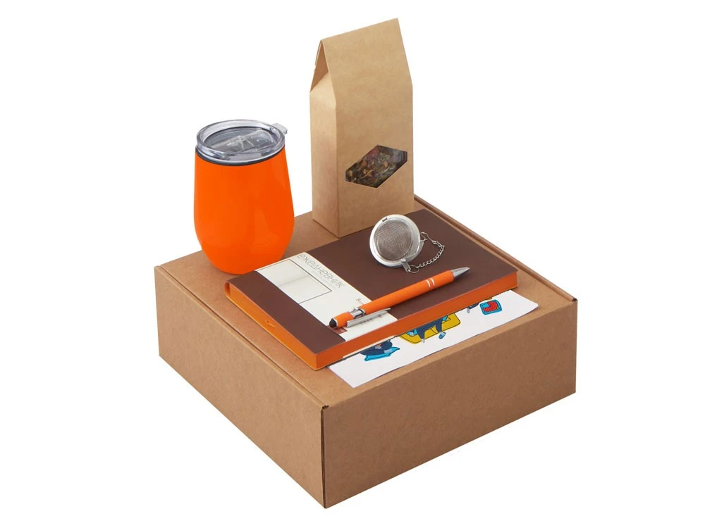 Набор Writea с ежедневником, ручкой и термокружкой