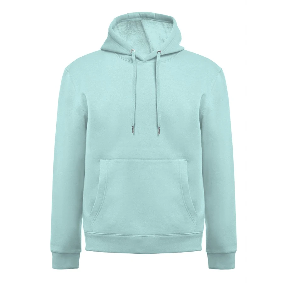 Толстовка мужская с капюшоном KARACHI, мятный, S, 80% хлопок, 20% полиэстер, плотность 280 г/м2