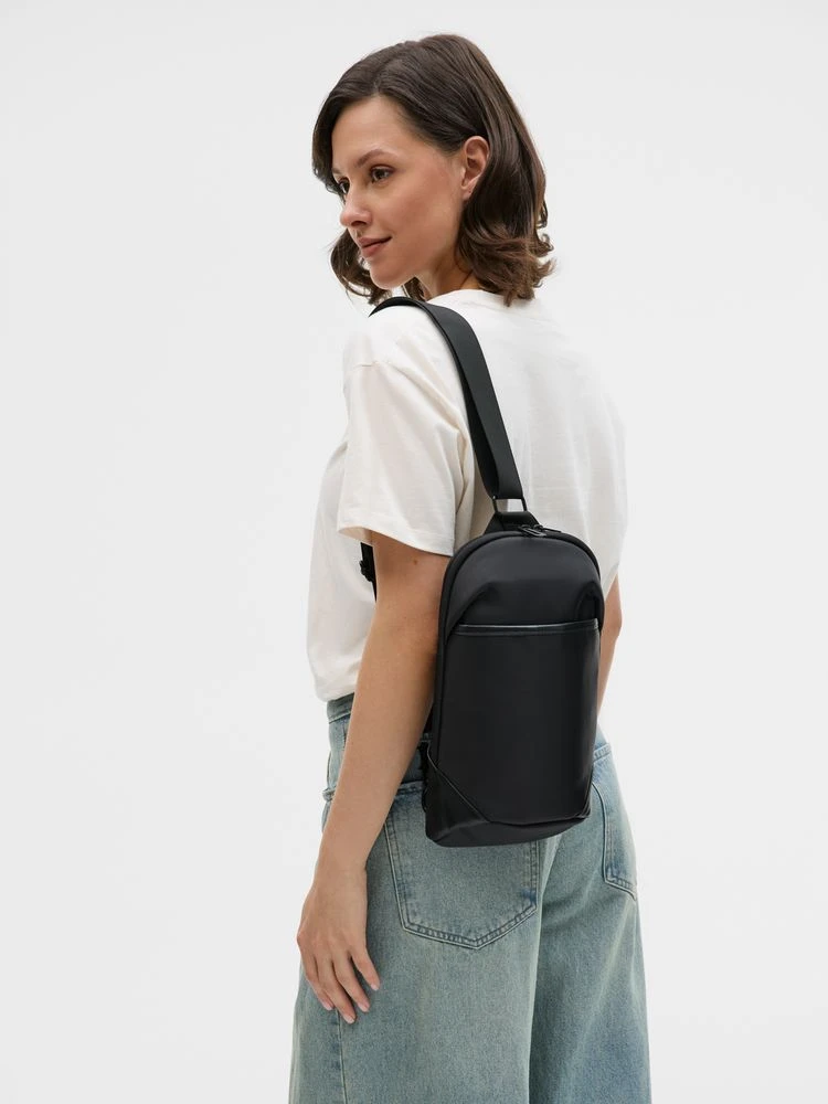 Рюкзак на одно плечо Solnex, черный