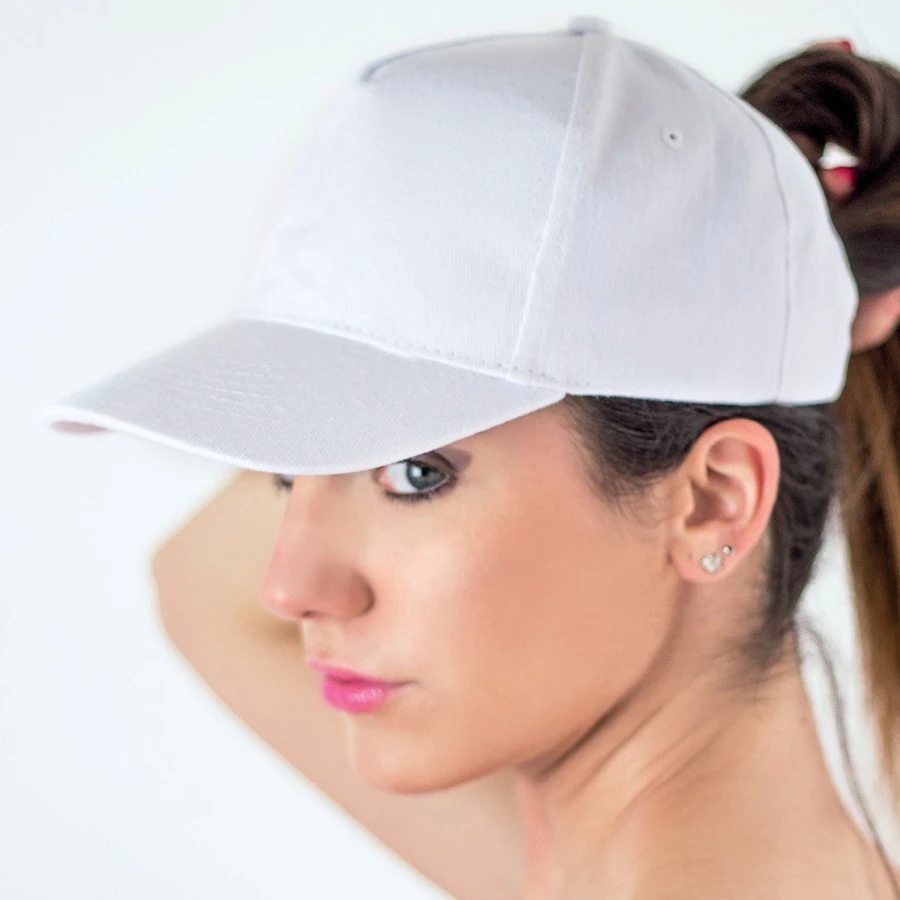 Бейсболка "START FIVE",  5 клиньев, застежка на липучке; белый; 100% хлопок; плотность 160 г/м2