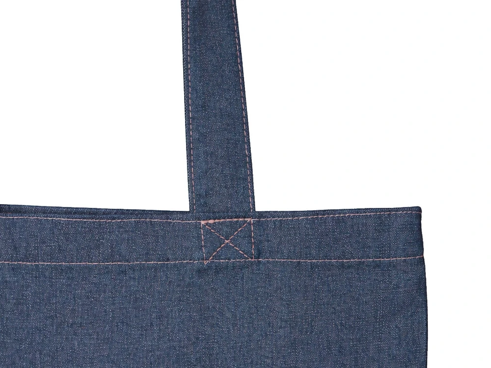 Джинсовая сумка-шоппер Indigo с широкими лямками