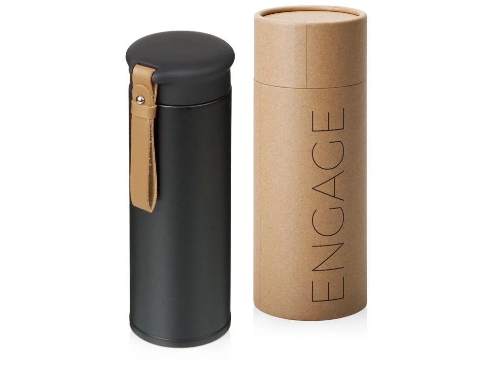 Набор Draftea с блокнотом, ручкой, термосом и чаем