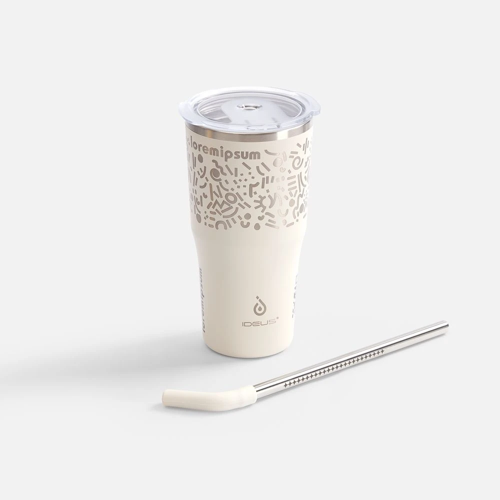 Термостакан Sapporo М, белый (молочный)