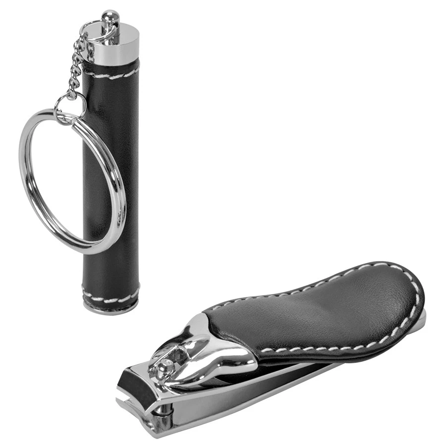 Набор дорожный "Экспресс": фонарик и щипцы для ногтей  11х8,2х2,5 см; иск. кожа, металл; шильд
