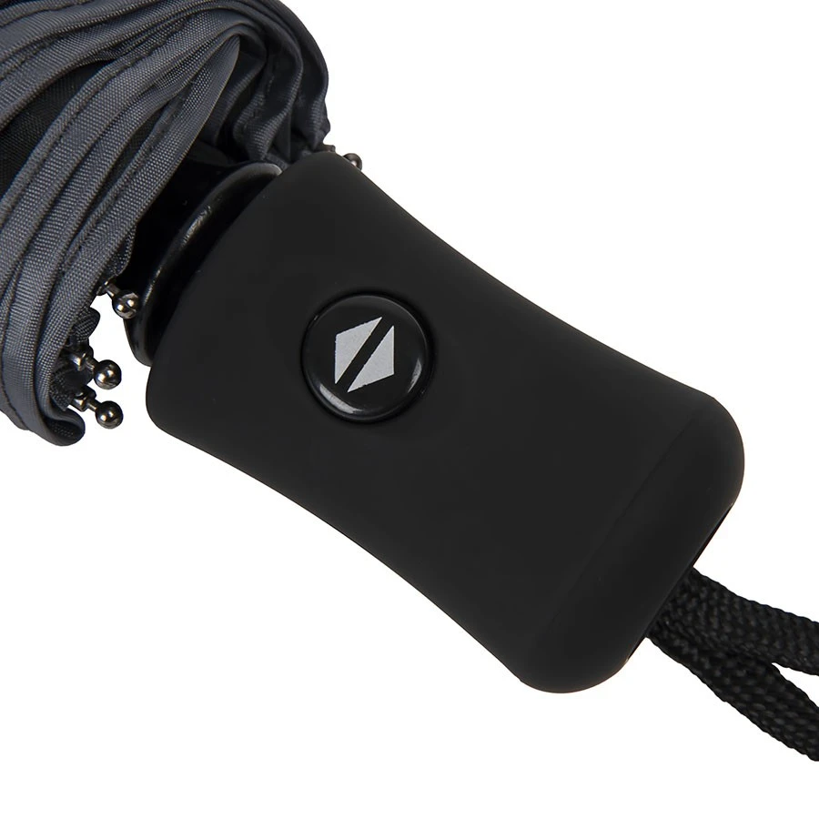 Зонт LONDON складной, автомат; черный; D=100 см; 100% полиэстер, эпонж