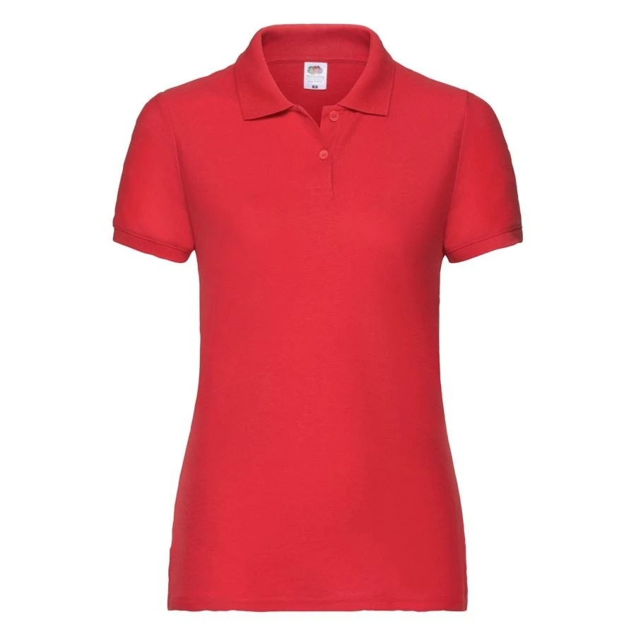 Поло "Lady-Fit 65/35 Polo", красный_S, 65% п/э, 35% х/б, 180 г/м2