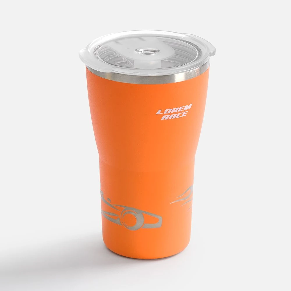 Термостакан Sapporo без логотипа, оранжевый