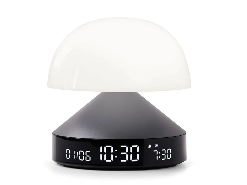 Светильник с часами и световым будильником Mina Sunrise