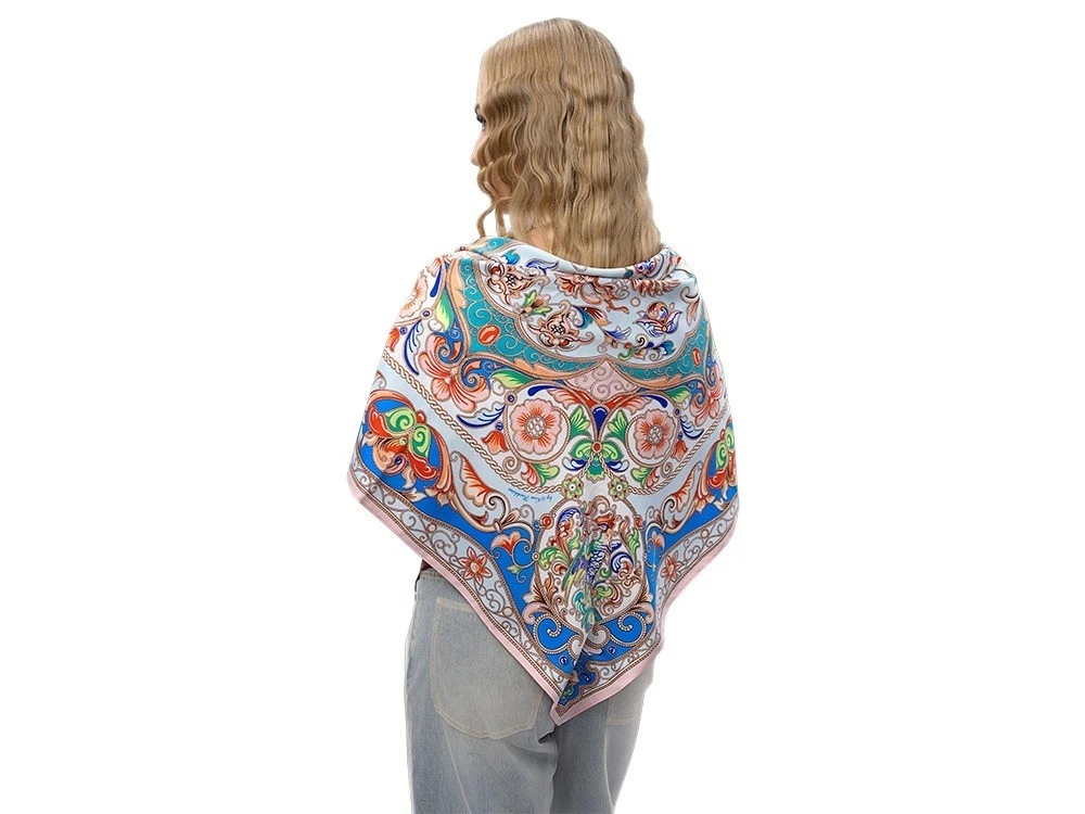 Платок Шедевры русских эмальеров