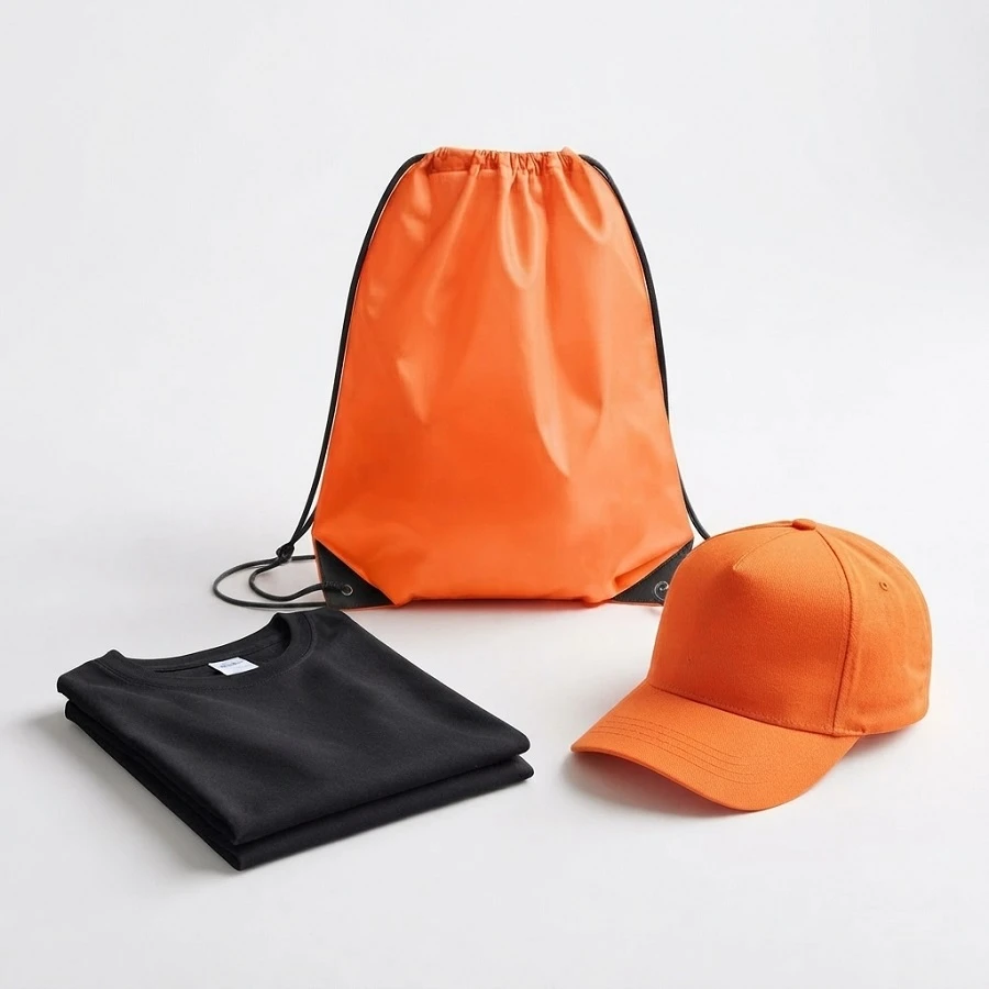 Набор  MERCHPACK: футболка M/ L и бейсболка в рюкзаке