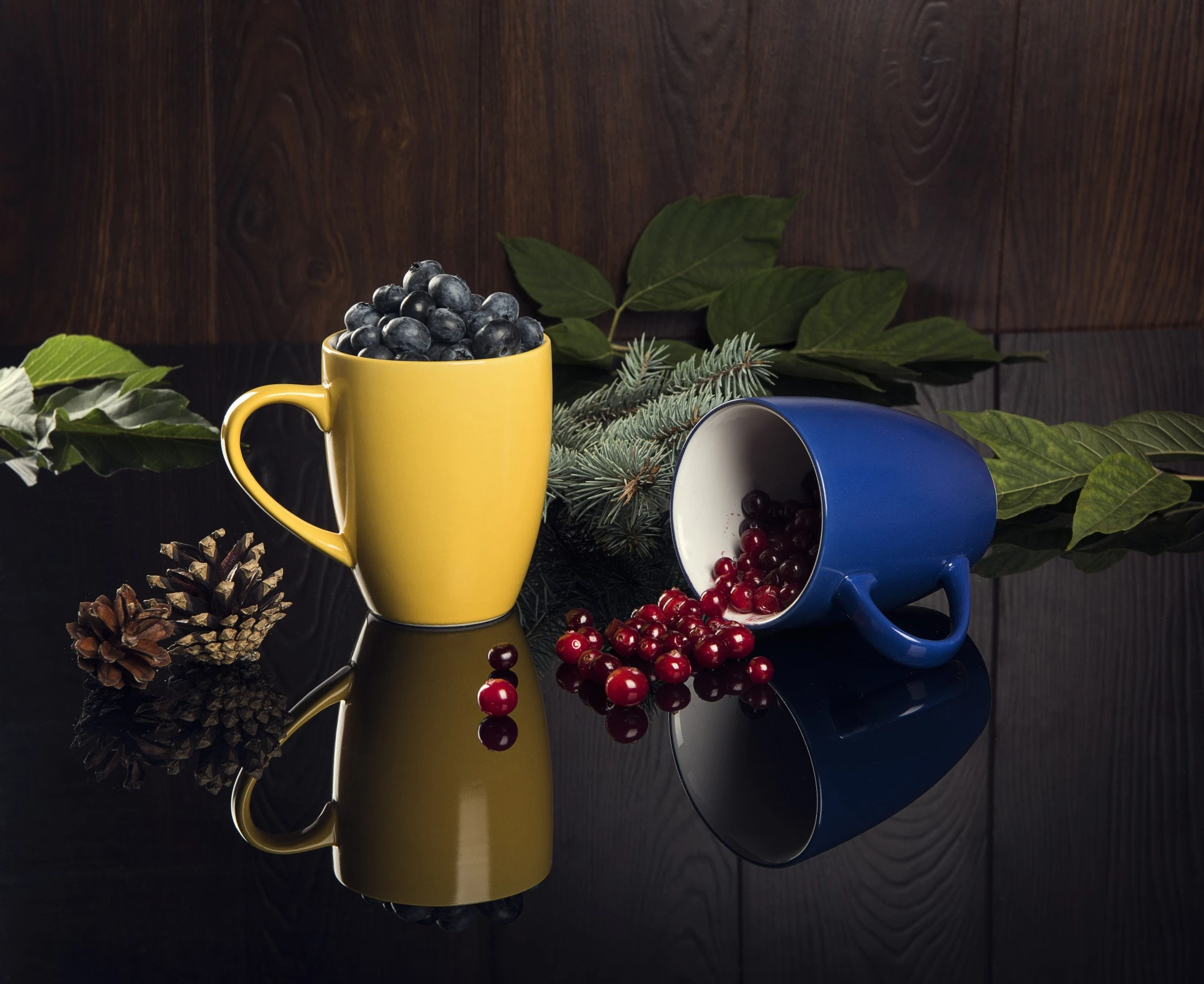 Кружка "Milar", синий, 350мл, фарфор