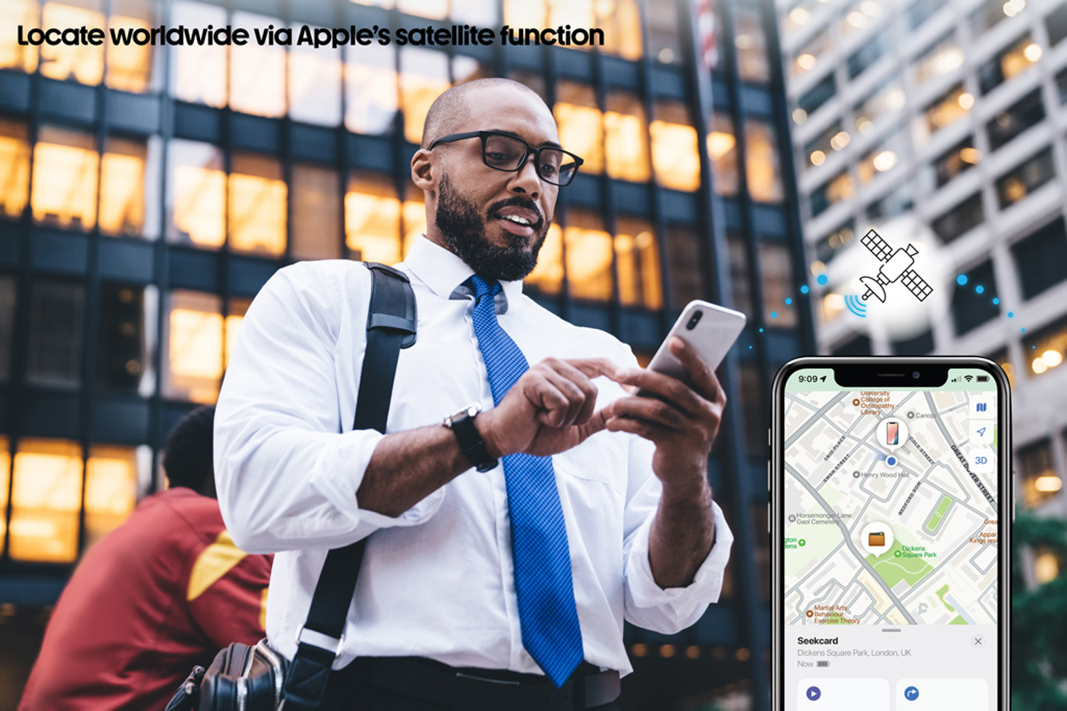 Картхолдер Seekcard с технологией Find My