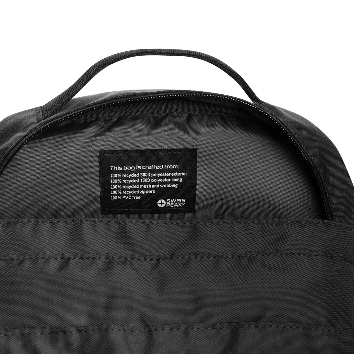 Рюкзак для ноутбука Swiss Peak Edin из rPET Aware™, 15.6"