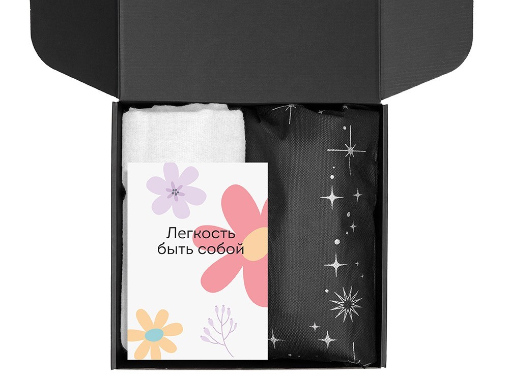 Подарочный набор Re:f. Walk с палантином, шоппером и термосом