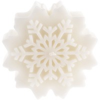Свеча Snowflame 1, белая, 8 см