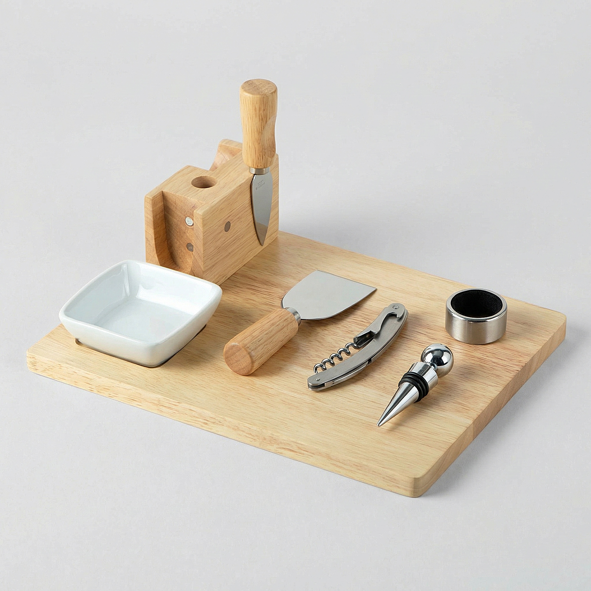 Набор для сыра и вина со съемной подставкой Save time